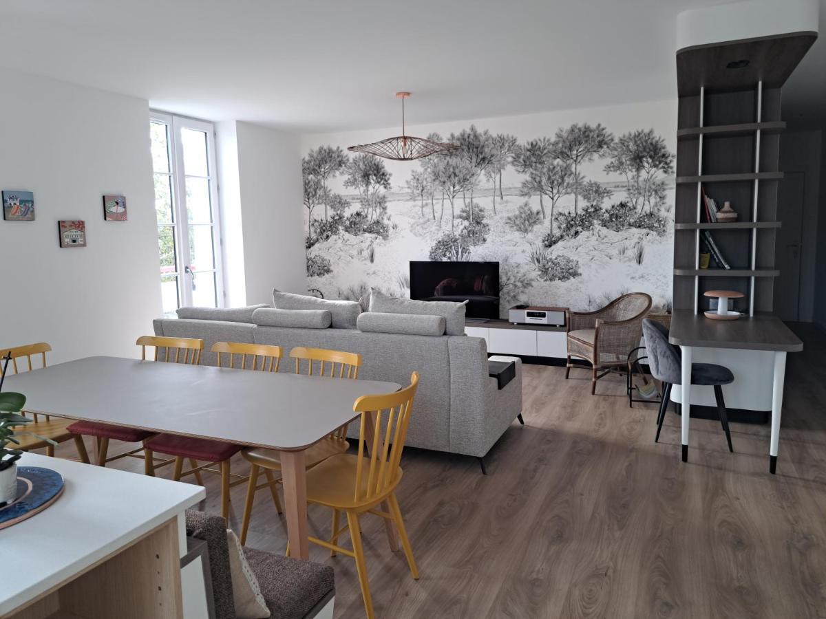 Superbe Appartement T3 Au Centre Plage .Parking Hendaye Eksteriør billede