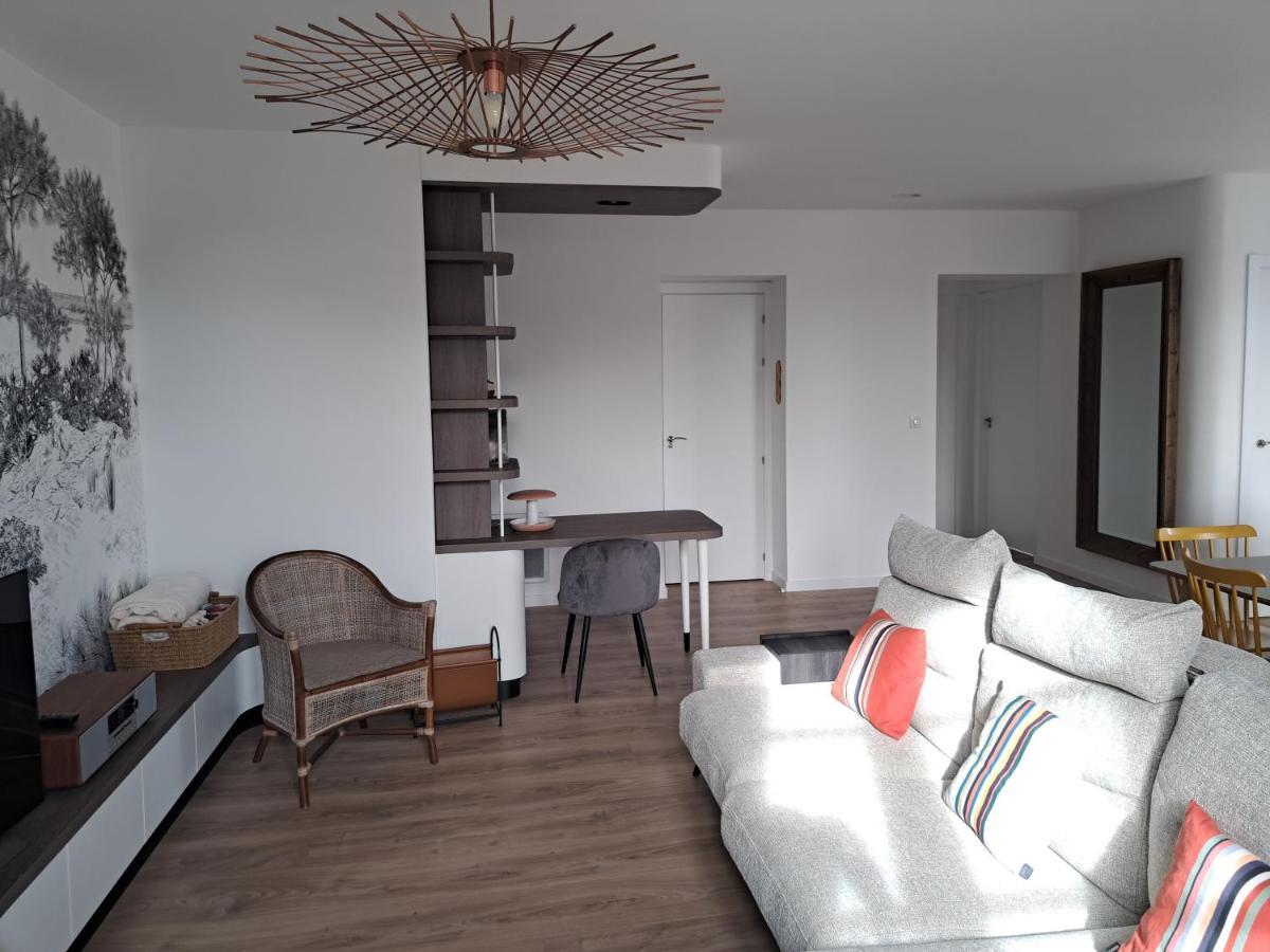 Superbe Appartement T3 Au Centre Plage .Parking Hendaye Eksteriør billede